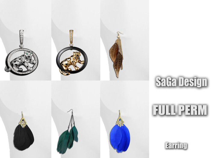 SaGa Design FULL PERM EARRING 2