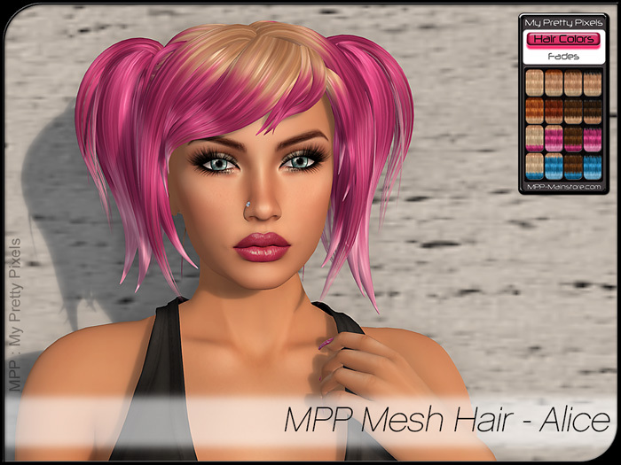 - MPP Mesh - Hair - Alice - Fades