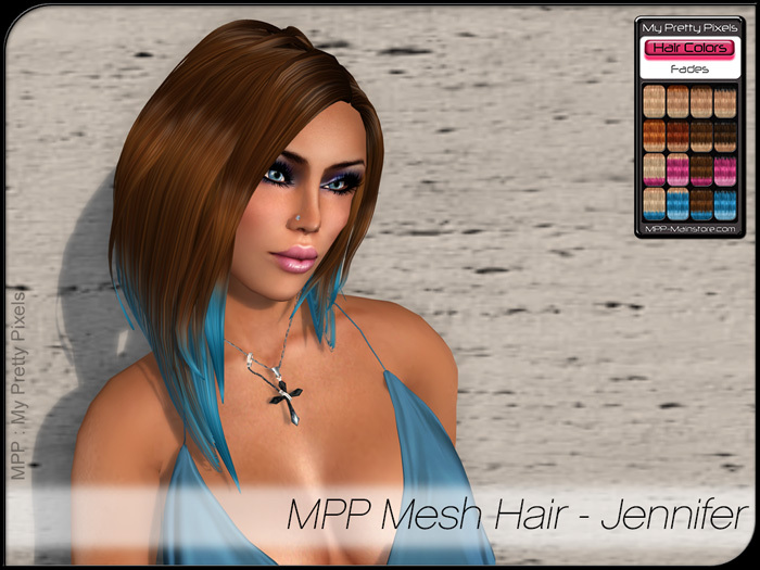 - MPP Mesh - Hair - Jennifer - Fades