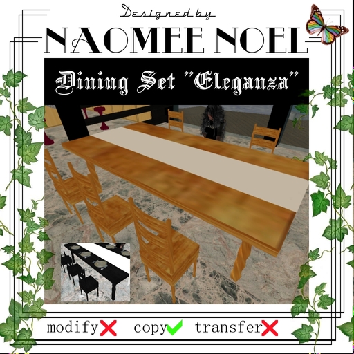 Dining Set "Eleganza" Marple
