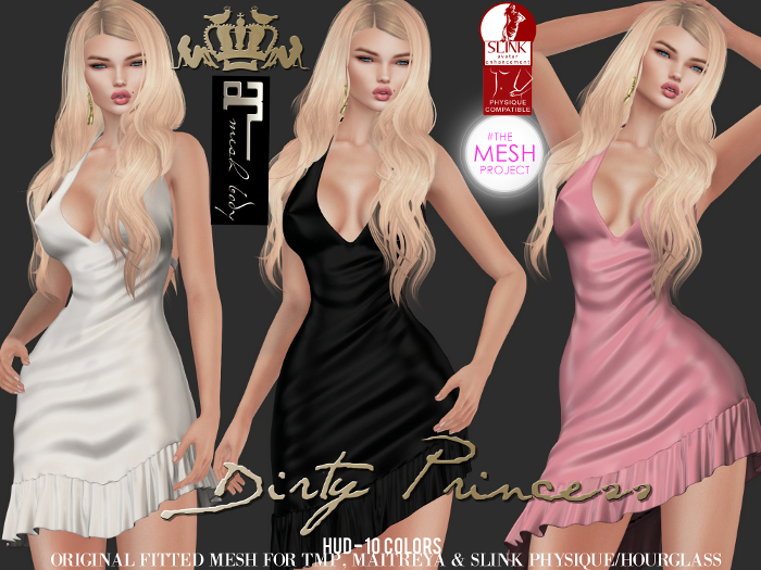 Second Life Marketplace - **Dirty Princess** Yes, I'm A Perfect Princess  Dress w/Hud For TMP, Maitreya, Slink & Hourglass