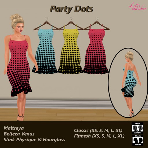Lily's Locker - Party Dots BOXED