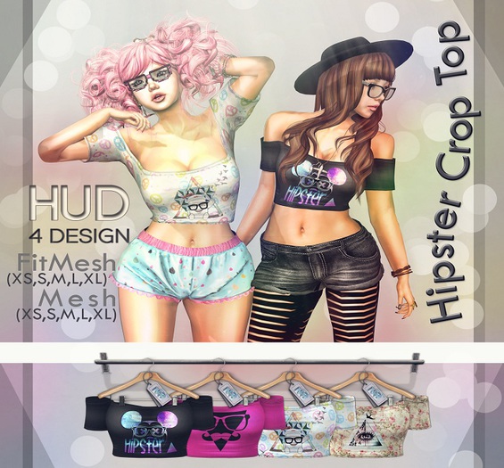 NS::  Hipster Crop Top (HUD)
