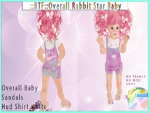 ::BTF::Overall Rabbit Star Baby