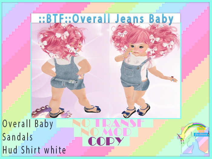 ::BTF::Overall Jeans Baby