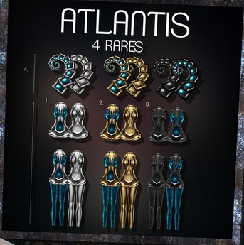 E.V.E ATLANTIS [M] CATSUIT & BODY GOLD PACK RARE