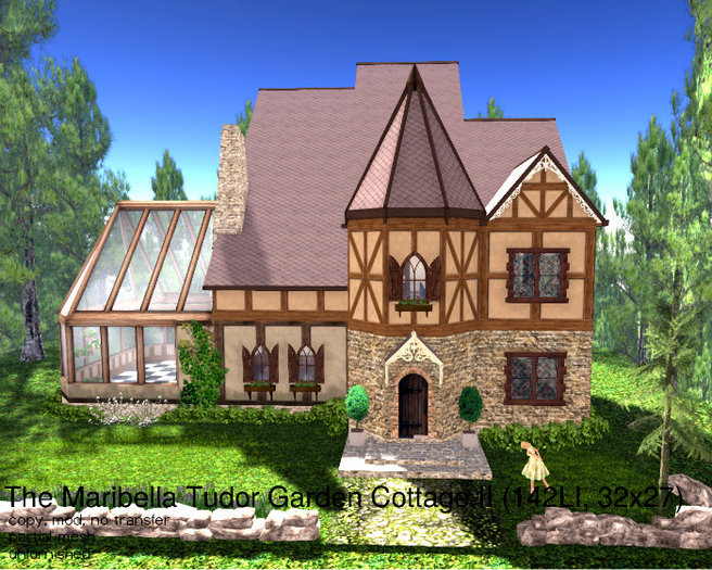 The Maribella Tudor Garden Cottage II (142LI, 32x27)