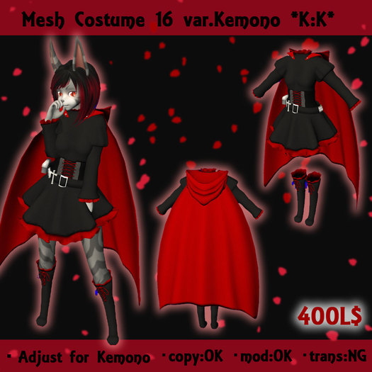 *K:K* Mesh Costume 16 Var.Kemono
