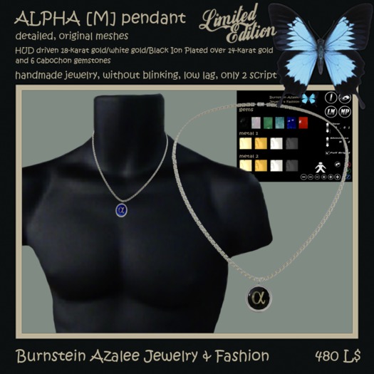 ALPHA [M] pendant
