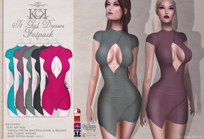 :::KC::: It Girl Dress FATPACK