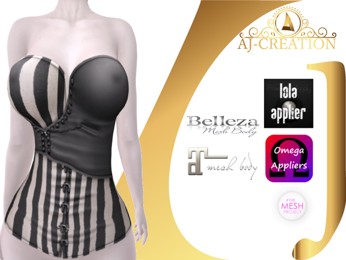 AJ - black tank top with lola aplier