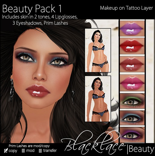 ~Blacklace Beauty~ Beauty Pack 1