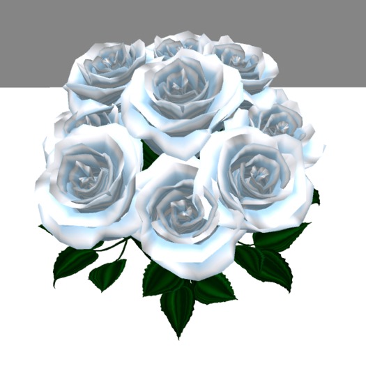 Rose Bouquet-Baby Blue