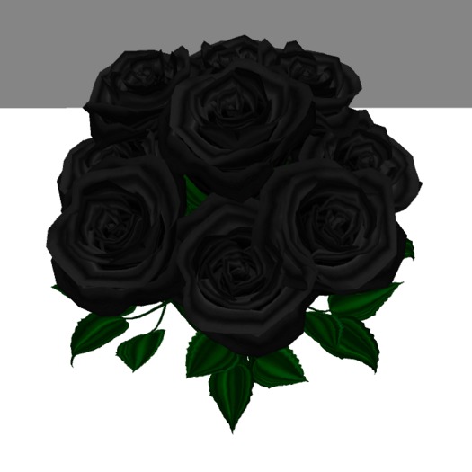 Rose Bouquet-Black