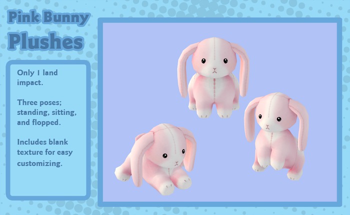 Liminality- Pink Bunny Plushes