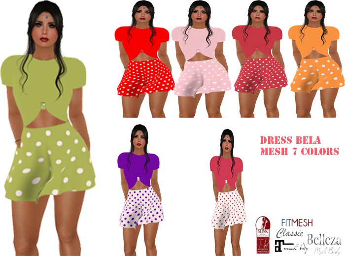 Kyarafashion Dress Bela Mesh