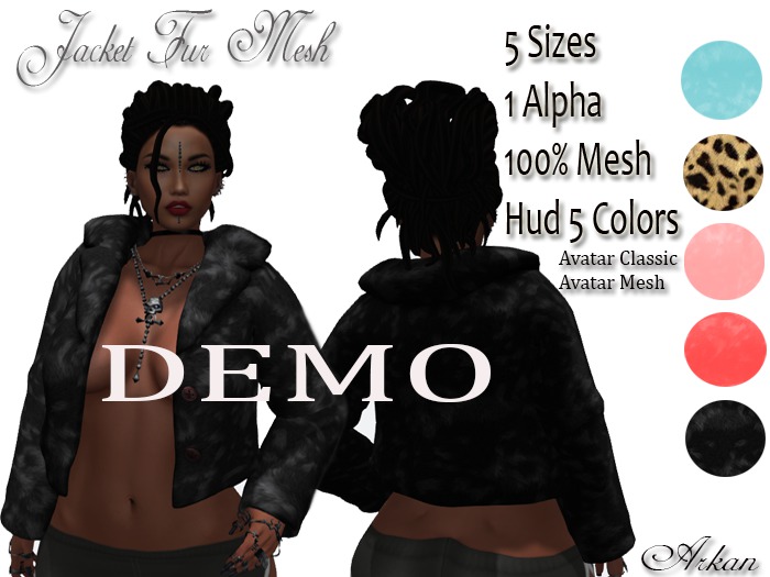 .::Arkan::. Jacket Fur Mesh DEMO
