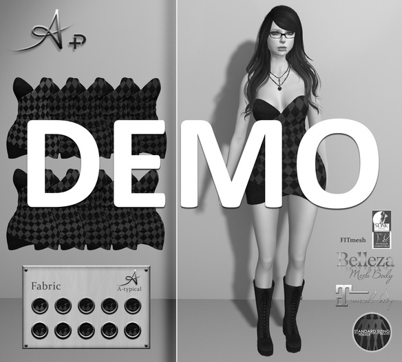 [demo] A+ Ruched Diamond Dress