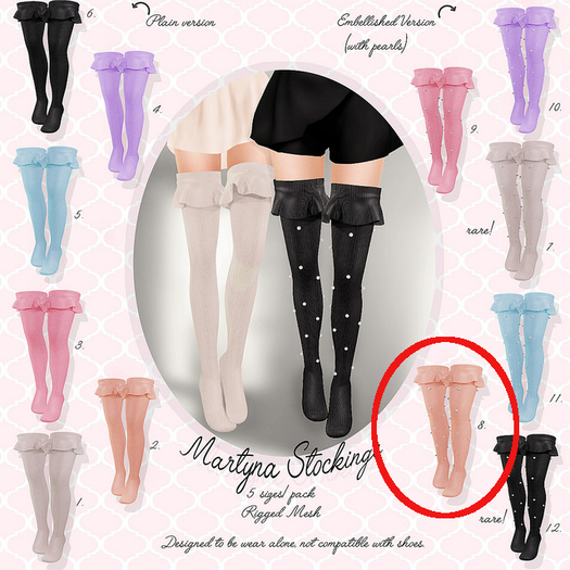 Glam Affair - Martyna Stockings Pearls 8