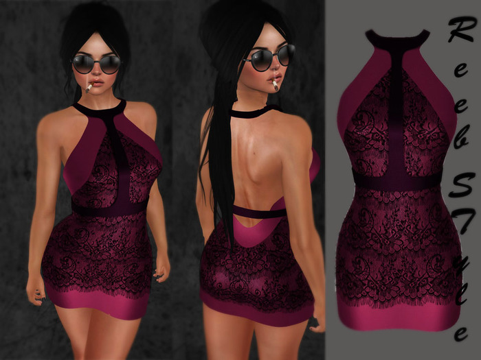 313-Reeb Style Cindy Pink Dres