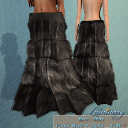 .Luminary. Brrr.. Skirt - Black