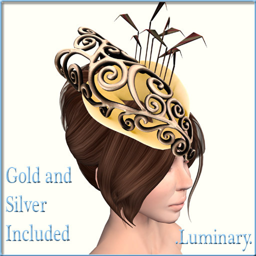 .Luminary. Ascot Hat -Yellow