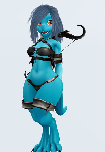  Kemono Island - Simple Colours Light Blue Snaggy 