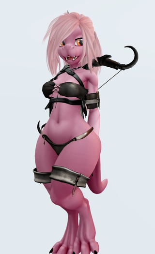  Kemono Island - Simple Colours Pink Snaggy 