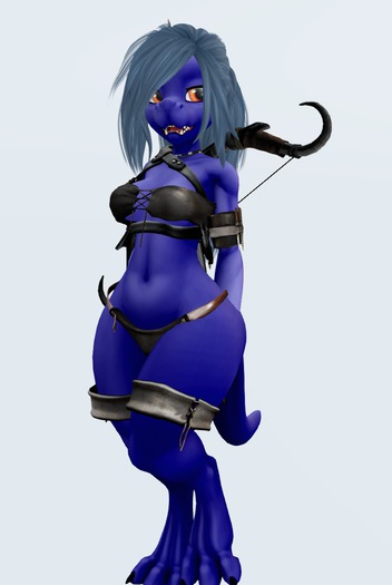  Kemono Island - Simple Colours Blue Snaggy 