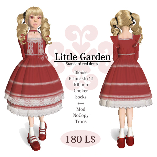 =Feather=LG Standard dress(Red)