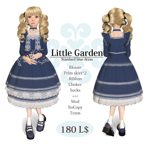 =Feather=LG Standard dress(Blue)