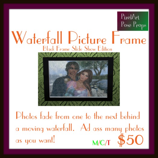 PixelArt Waterfall Slideshow Brown