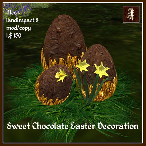 *IOLAIR* Sweet Chocolate Easter Decoration Box