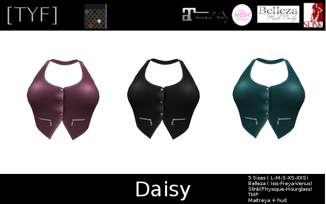 [TYF] Daisy - Mesh/TMP/Maitreya/slink/Belleza - Hud