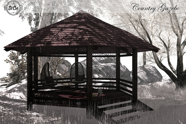 Di'Cor Countryside Gazebo (Brown)