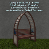 Carey Bench for 2 Storm