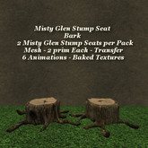 Misty Glen Stump Seat Bark
