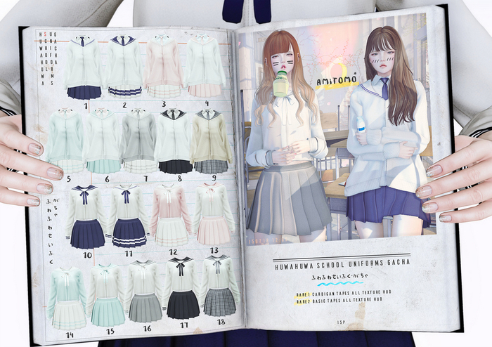 AMITOMO.HUWAHUWA School Uniform XS 15