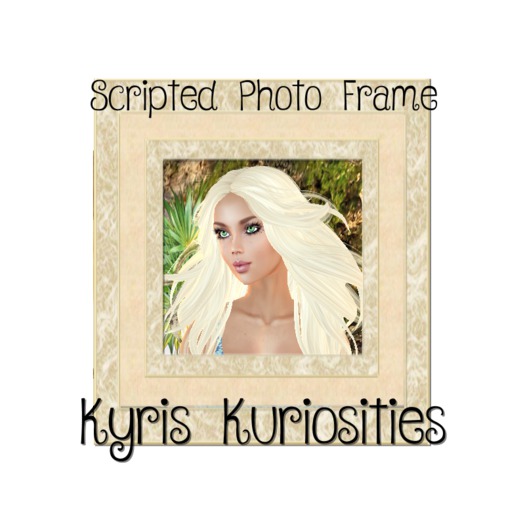 Beige Floral Frame