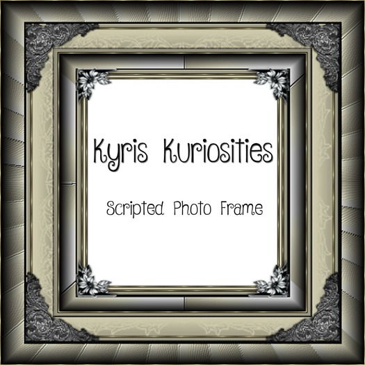 Black and Beige Square Frame