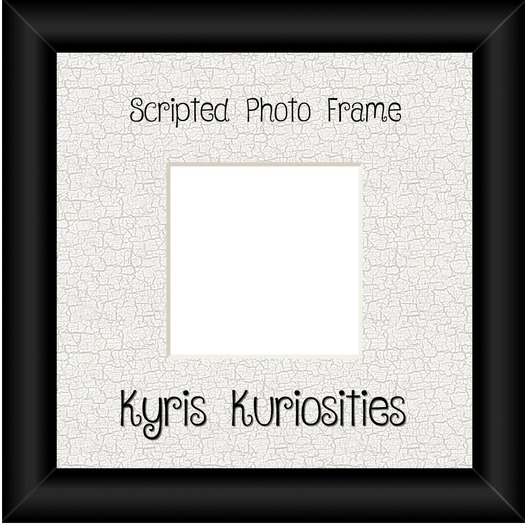 Black Crackle Frame