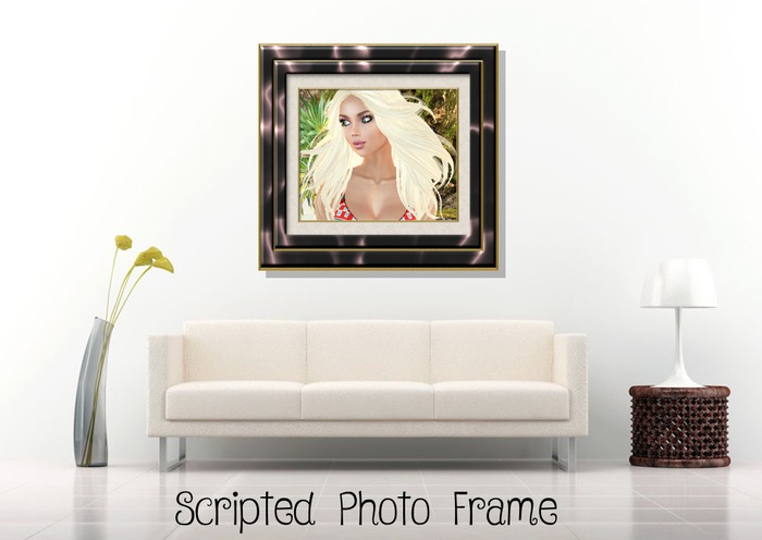 Black/Peach Marbled Frame