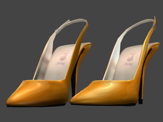 Juicy Slingback Pumps - Orange