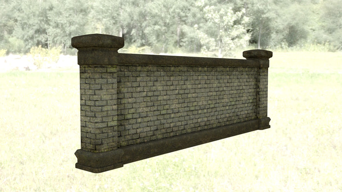 Brick Wall FULL PERM Mesh