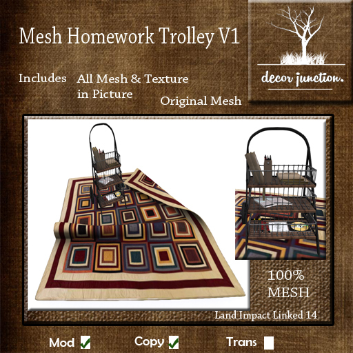 DJ - Mesh Homework Trolley V1