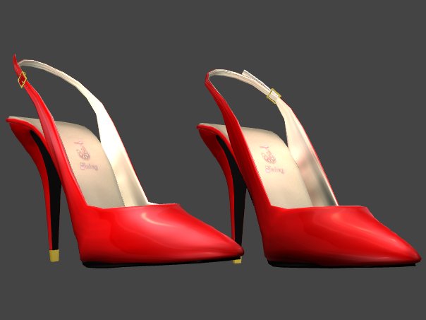 Juicy Slingback Pumps - Apple (red)