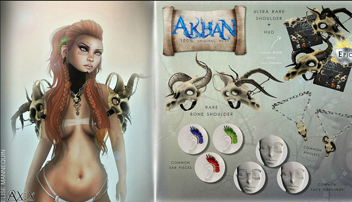 ::Axix:: Akhan Piercings Silver