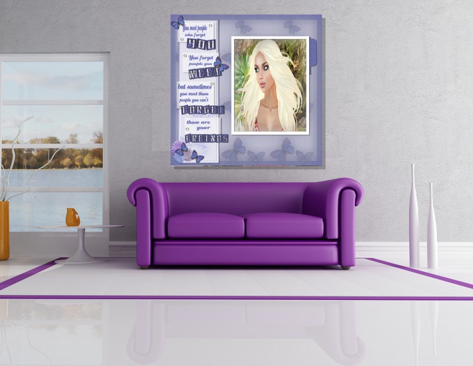 Friends Butterfly Frame