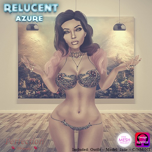 Perfection ~ Relucent (Azure)-HUD ADD ME-