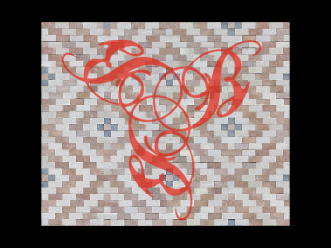 High Resolution Seamless Mosaic Brick Floor Panel- Full Perm Texture Included 2219